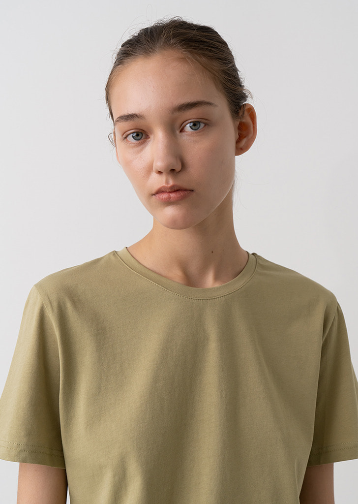 20SS Basic Short-sleeves_Olive Green
