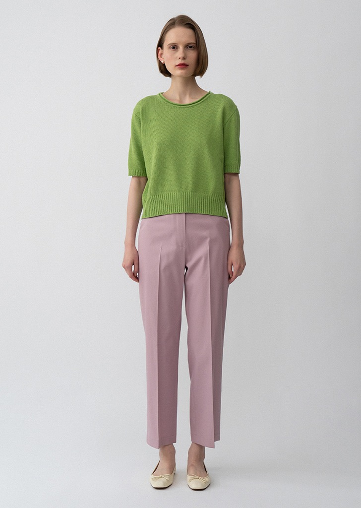 21HS Classic Straight Fit Pants Pink